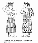Mesopotamia Kaunakes Sumeria Sumerian Sumerios Vestimenta Sumer Costume Assyria Middle Babylonia Greek Indumentaria Woolen Babylon Tufted Babylonian Costura Epoca sketch template