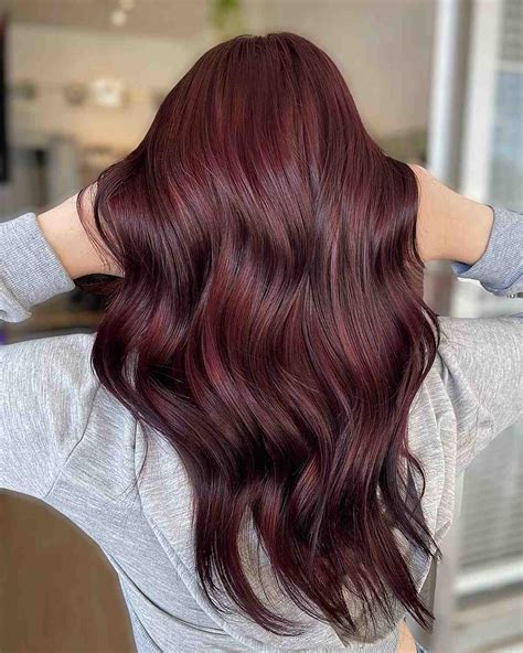 dark red hair color ideas  pictures