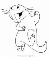 Rat Rufus Mole Ratos Coloriage Coloriages Trickfilmfiguren Dentes Animaux Animalstown Malvorlage Rato Rats sketch template
