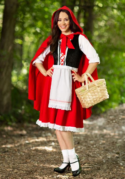 womens red riding hood costumes adult little red riding hood costumes