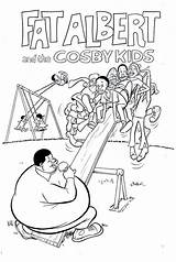 Fat Coloring Pages Albert Cosby Kids Cartoon Color Sheets Getcolorings Printable Choose Board sketch template