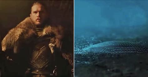 what does feather mean in game of thrones season 8 trailer popsugar entertainment uk