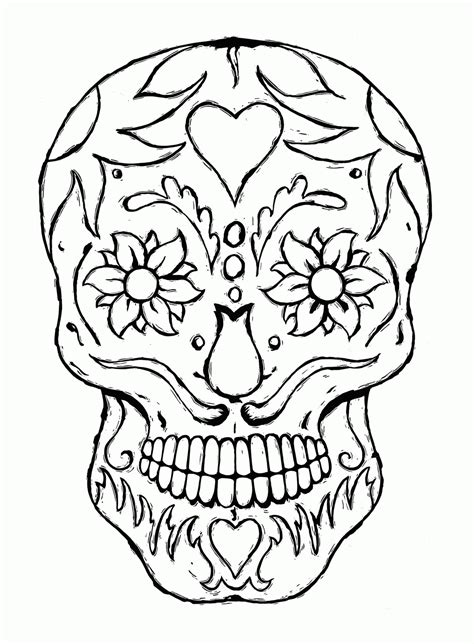 sugar skull owl coloring pages coloring home