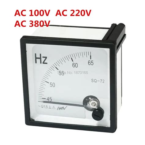 buy sq  hz frequency acv acv acv analog panel meter  accuracy