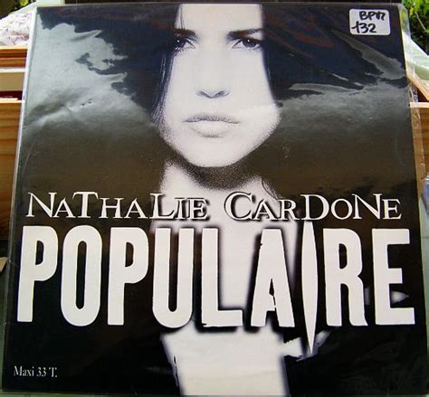 Nathalie Cardone Populaire Maxi 33 Tours Promotionnel