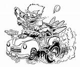 Fink Lowrider Ratfink Coloringhome sketch template