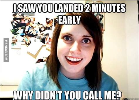 Overly Attached Girlfriend On Flying 9gag
