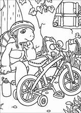 Coloring Choose Board Franklin Bicycle sketch template