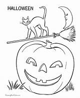 Halloween Coloring Pages Printables Printable Pumpkins Print Cat Raisingourkids Scary Printing Help sketch template