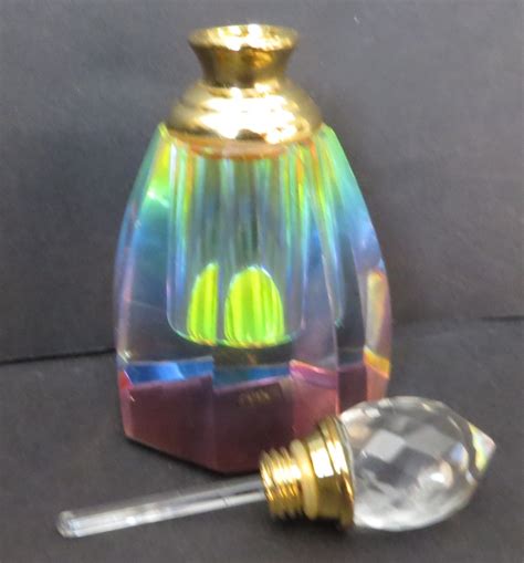 Iridescent Glass Perfume Bottle Collectors Weekly