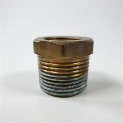 male npt   female npt brass threaded reducing fitting lot   max marine outlet