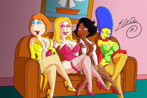 lois francine donna marge sexy wifes by ~swave18 on deviantart sexy fantasy art pinterest