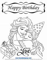 Birthday Printable Coloring Happy Pages Card Cards Color Getcolorings Print sketch template