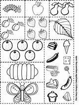 Caterpillar sketch template