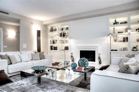 salotto  camino  librerie homify contemporary home decor living room design modern