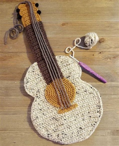 crochet guitar cuddler sew crafty crochet crochet feather crochet