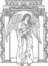 Angel Coloring Pages Stitch Adult Printable Realistic Colouring Adults Print Angels Coloriage Sheets Beautiful Color Male Christmas Fairy Books Ange sketch template