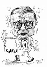 Sartre Jean Paul Caricatures Dibujos Caricaturas Choose Board Guardado Explore Desde sketch template