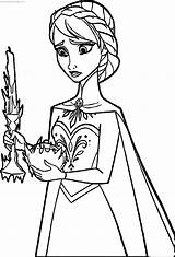 Elsa Frozen Coloring Ice Pages Wecoloringpage Queen sketch template