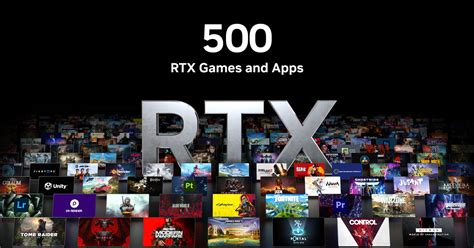 rtx games apps   powered  dlss ray tracing ai enhanced