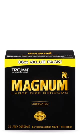 Magnum™ Lubricated Condoms The Gold Standard™