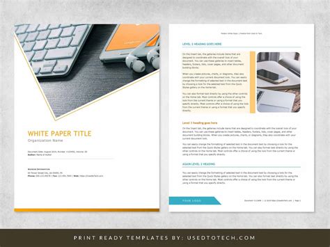 white paper template    printable templates