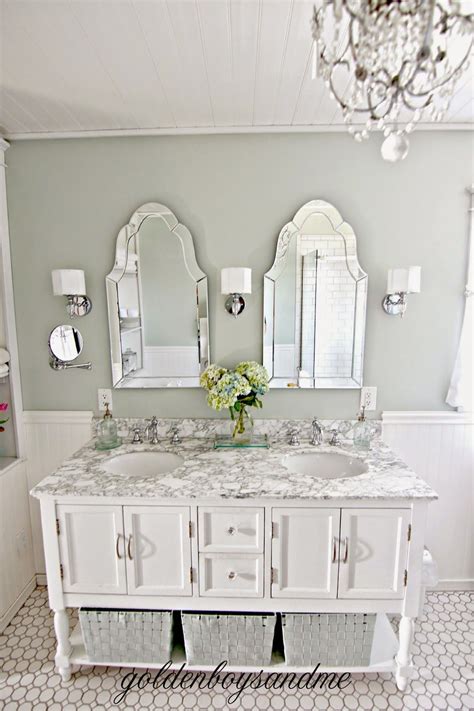 revisiting  master bathroom   year blogiversary bathroom vanity designs shabby chic