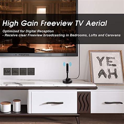 high gain freeview mag mount tv aerial british trucking