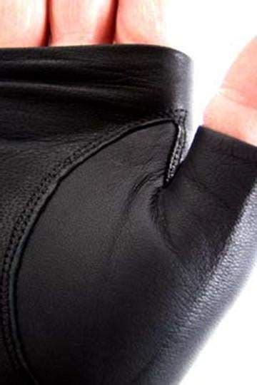 Fingerless Leather Gloves Ines Gloves