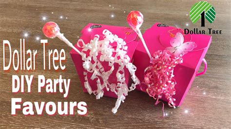 dollar tree diy party favours youtube