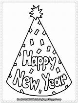 Coloring Pages Year Happy Printable Leap Party Hat Years Color Hats Comments Popular Getcolorings Getdrawings Coloringhome Related Post sketch template