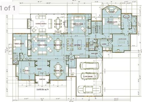 square foot georgian home main level floor plan  mansion floor plan floor plans