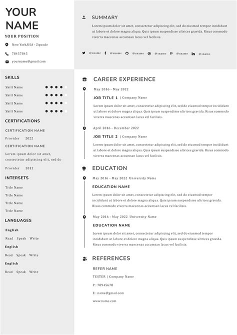 notary resume template  word text jabordcom