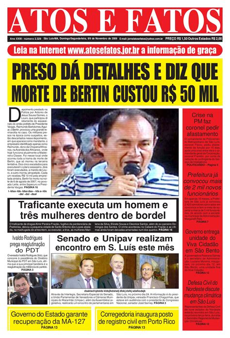 jornal do dia 08 11 2009 by atosefatos jornal issuu