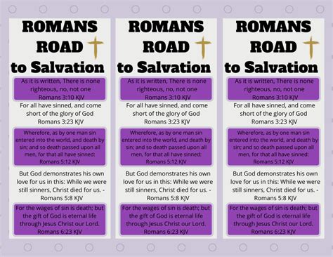 printable roman road  salvation printable word searches