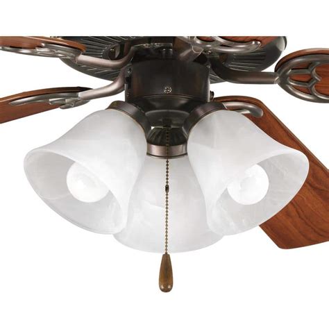 progress lighting fan light kits collection  light antique bronze ceiling fan light kit p