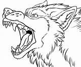 Wolf Drawing Angry Growling Face Snarling Easy Getdrawings Coloring Lineart Clipart Jing Fm sketch template