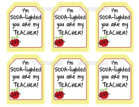diy printable teacher appreciation tags  sunshinetulipdesign