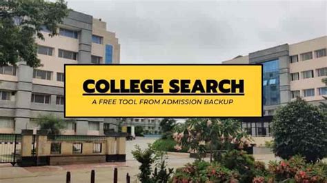 college search admission guidance  batch admission backup