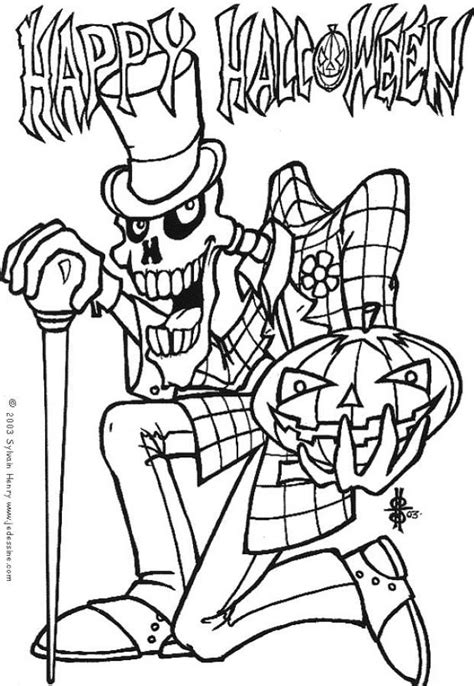 scary halloween coloring pages printables   scary