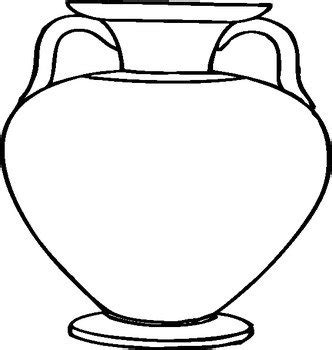 greek vase clip art  image