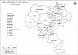 Cauca Departamento Municipios Departamentos Mapas sketch template