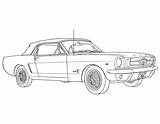 Coloring Mustang Ford Pages Car Muscle Cars 1967 Vehicle Mustangs Printable Gto Pontiac Sheets Truck Old Color Hot Coloringtop Gt sketch template