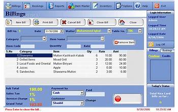 Restaurant Management Software screenshot #0