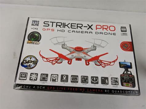 striker  pro drone camera open box tested works estatesalesorg