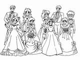 Coloring Pages Wedding Dress Sailor Moon Dresses Gif Library Clipart Comments Party sketch template