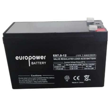 Ups Battery Europower Es12 7 12v 7ah
