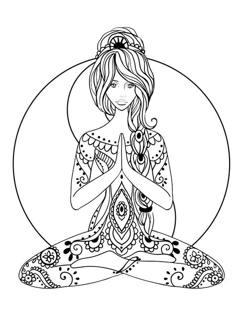 yoga coloring pages   goodimgco