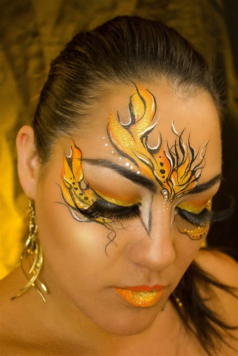 Face Painting Flames By Mapqueen On Pinterest Face