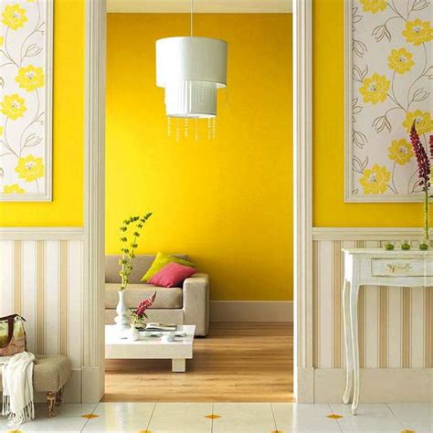 cheerful  bright interior design  shades  yellow